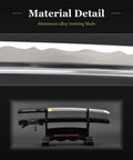Aluminum Alloy Iaito Katana For Iaido Training Full Tang Sword With 28 Inch Blade Lightweight With Saya Realistic Katana Balance