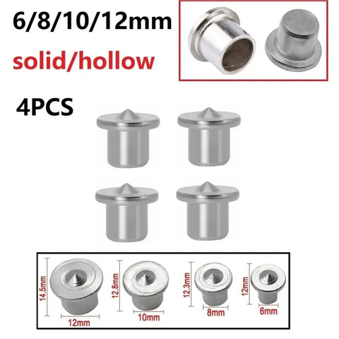 4 Pcs Dowel Pin Dowel Center Point Set 6 8 10 12mm For Woodworking Pro Grade Accurate Joint Alignment In Wood Projects