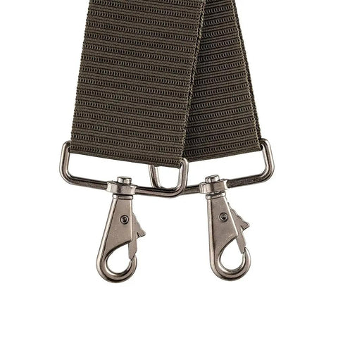 Close-up of detachable suspenders straps from Camo Tool Belt With Suspenders From Original Series 85035 Heavy Duty Pro Grade Construction Belt