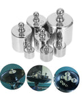 High Precision Calibration Weights For Digital Scales And Lab Use, Even Weight Distribution, multiple weights displayed