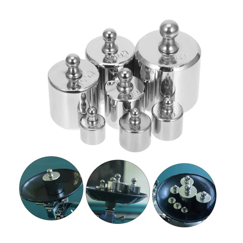 High Precision Calibration Weights For Digital Scales And Lab Use, Even Weight Distribution, multiple weights displayed