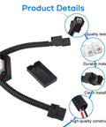 Honda 3.5L V6 VCM Control Harness Plug And Play Engine Management Module showing connectors and durable construction features