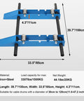 Heavy Duty Wire And Cable Reel Roller Stand 4400 Lbs Steel Dispenser dimensions and specifications for reels up to 47 inches