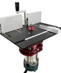 Bulletproof Router Lift Kit Featuring Heavy Duty Aluminum Base Plate With Smooth Adjustment Dial Fits All Standard 65 Millimeter Woodworking Motors