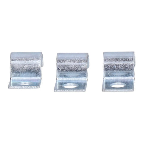 Stainless Steel Pipe Clamp Set 20 Pack Single Hole Clips Zinc Plated For Rubber Rings And Steel Pipes 10mm Clamp Solution