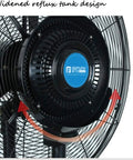 Keep The Vibe Cool With This Quiet Oscillating Standing Fan Featuring A Built In Mist Sprayer And Three Speed Settings For Bedrooms Living Rooms Or Tight College Dorm Spaces showing the widened reflux tank design.