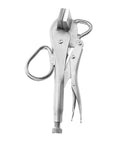 Heavy Duty Adjustable Locking Steel Plate Clamp Pliers For Auto Body Repair And Welding, Wide Duckbill Jaw visible