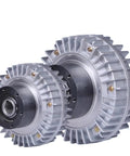 Shell Rotating Hollow Shaft Magnetic Powder Clutch And Magnetic Powder Brake Kit With 24V Tension Controller