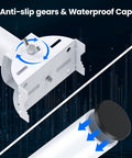 Top Shelf Universal Wireless Bridge Mount Bracket For Outdoor Wifi Extenders And Cpe Antennas features anti-slip gears and waterproof cap.
