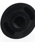 Top view of OEM Propeller Nut 0305394 For Johnson Evinrude OMC Boats Genuine Replacement Part Black Durable Steel