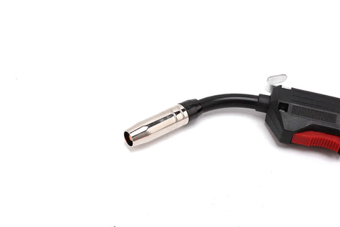 Close-up of the 10 Foot MIG Weld Gun Torch Stinger Replacement For Chicago Electric MIG Welder 100A Pro Grade Durable Part nozzle