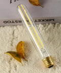 Dimmable 6W Tubular LED Bulb For Cabinets And Display Areas Soft White 3000K 60W Incandescent Equivalent Clear Glass E26 Base