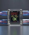 High Speed USB Device Controller for Hardware Development with Keyboard and Mouse Simulation, Built-In CPU display