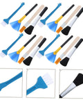 Twenty Piece Keyboard Cleaning Brush Set For Gaming Setup Electronics Soft Bristle Dust Removal Tool Sturdy Wood Handle Deep Clean Keycap Detailing Best For Home Office Tasks, 20 brushes on white