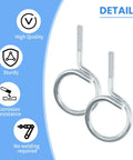 Two Inch Bridle Rings, 30 Pack, One Quarter By Twenty Threaded, heavy duty steel hangers with high quality corrosion resistance detail
