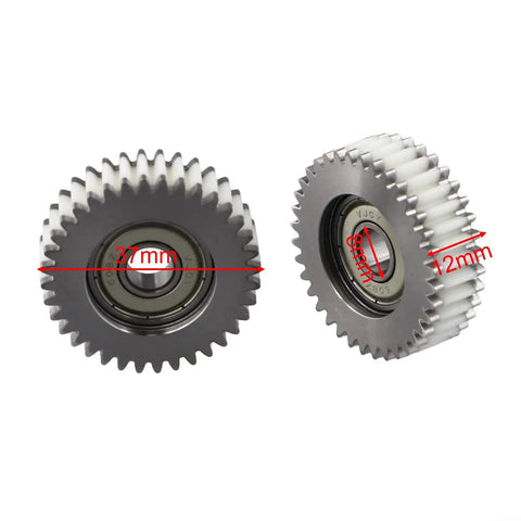 37x12mm 36T E Bike Gear With Bearing Nylon And Steel Planetary Teeth for MXUS Motors