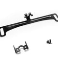 Universal Car Rear View Camera License Plate Bracket Mount With Upgraded Full Stainless Steel Construction shown with screws