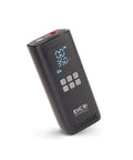 On The Go Portable Tire Inflator with Dual Power Source, Rechargeable Battery, LED Preset Gauge and Auto Shut Off