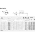 Super Cool High Precision Linear Guide Rail Kit With MGN9H Carriage Blocks And Smooth Miniature Bearings For Fast Printer Parts And Easy Installation MGN9H size chart