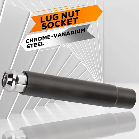 Lug nut socket from Spike Lug Nuts 14mmx1.5 Chrome 32 Piece Set with closed end 60 degree cone seat, Chevy Silverado 1999 to 2026
