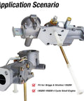 Carburetor Replacement Kit For Briggs And Stratton 4 Cycle Small Engines Easy Install And Compatible With 299437 297599 displayed