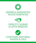 All In One No Fuss Wood Cleaner Conditioner Wax And Polish Spray For Furniture And Cabinets Removes Stains And Restores Shine 18 Oz benefits
