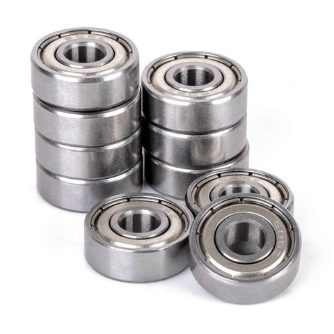 Stack of 608ZZ C3 High Speed Sealed Ball Bearing 8x22x7mm (8mm x 22mm x 7mm) 10-Pack for various equipment use