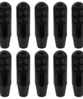 10 Piece Steel Cutter Short Handle Switch Accessory Plastic Bracket Kit With Anti Slip Contoured Grips Replacement Hammer Handle Bracket Durable Non Slip Handle Set For Smooth Control, black plastic grips