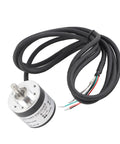 Rock Solid 600 PPR Incremental Rotary Encoder With AB Two Phase Output 5 To 24V DC 6 Mm Shaft Magnetoelectric Position Sensor For Industrial Motion Control And Automation Plug And Play Ready with cable