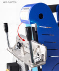 No Sweat Blade Sharpening With This Slick Stainless Steel Adjustable Knife Sharpener Jig Handheld Grinding Tool detail view with adjustable handles.