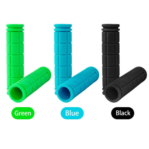 Six Pieces Premium Non Slip Bike Handlebar Grips Set For Bikes Scooters BMX Mountain Cruisers And Tricycles Soft Rubber