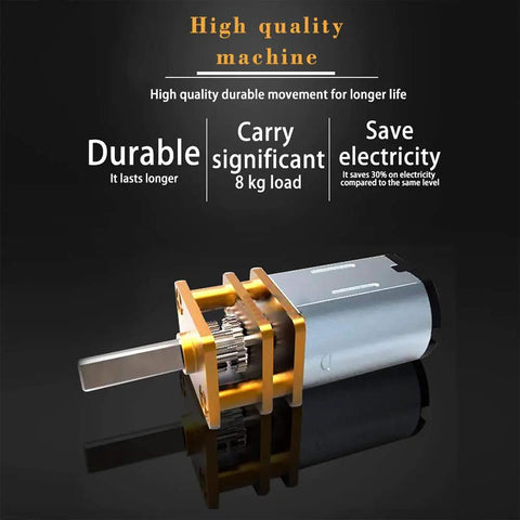 High-quality motor for Qinmay 360 Degree Electric Rotating Turntable Display Stand, supports 8 kg load with energy-saving features.