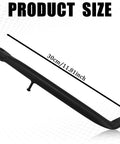 Heavy Duty Dirt Bike Stand With Spring, Side Kickstand For Mini Pit Bikes, 11.8 Inch Replacement Kick Stand, black metal