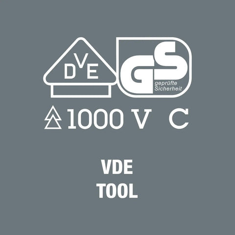 VDE and GS safety certification symbols for Insulated Kraftform Kompakt VDE Blade Set With 60i 62i 65i 18