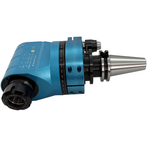 Top Shelf Cat40 To Er32 90 Degree Angle Head Vmc Spindle Adapter With Bulletproof Torque Transfer and Killer Horizontal Milling Setup For Pro Machinists