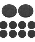 Round Graphite Electrode Plates For Melting And Electrolysis High Purity Graphite Disk Ingots 10 Pieces Overhead View