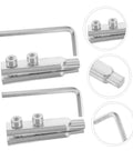 Get That Broken Pipe Fix Done With These 2pcs Heavy Duty Stainless Steel Screw Extractors For Removing Damaged Threads And Faucets Effortlessly Without The Hassle In Your Home Shop. 2 stainless steel extractor tools with hex key