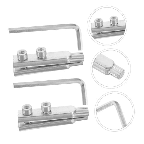 Get That Broken Pipe Fix Done With These 2pcs Heavy Duty Stainless Steel Screw Extractors For Removing Damaged Threads And Faucets Effortlessly Without The Hassle In Your Home Shop. 2 stainless steel extractor tools with hex key