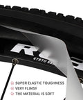 Heavy Duty Bike Tire Liner Inner Tubes For 20 24 26 Inch Mountain Bicycles Puncture Proof shown inside tire