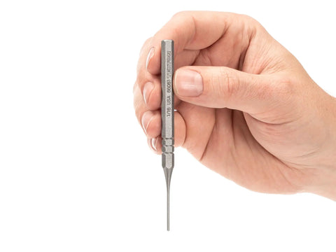 One Sixteenth Inch Roll Pin Punch With Self Centering Ball Tip For Easy Pin Insertion And Removal Built Tough From High Carbon Steel
