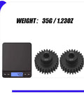 Two Pack Hard Steel Pinion Gears 27T 32P 0.8M 5mm Shaft CNC Machined Upgrade For UDR RC Car 5647 Replacement Parts on scale