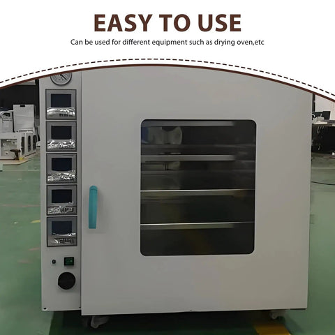Heavy Duty Replacement Oven Handle For Commercial Kitchen Equipment Durable Plastic Grips Sleek Design Easy Install For Vacuum Dryers And Ovens on an oven with a green grip.