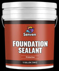 Rock-Solid Heavy-Duty Foundation Sealant Workhorse And Rubber Silicone Waterproof Sealant For Basement Leak Repair 5 gallon tub.