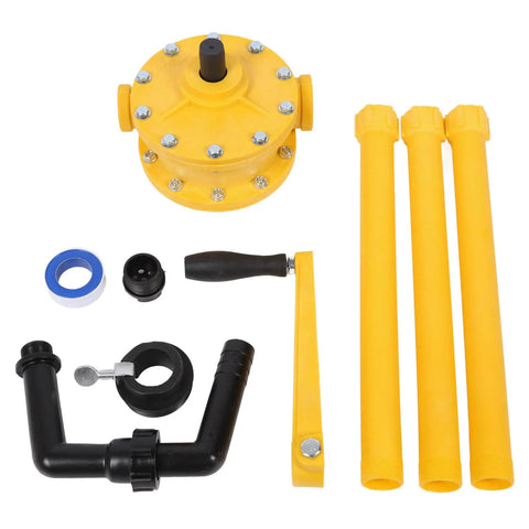 Thonlai Heavy Duty Manual Drum Hand Pump For 5 To 55 Gallon Barrels Portable Oil Transfer Pump With High Speed 35 Liters Per Minute Flow Rate Durable Design For Efficient Fluid Movement Without Electricity Needed