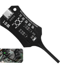Portable Inductor Tester For Circuit Boards Quick Fault Check Tool For Motherboards And PCBs Inductance Meter in black material