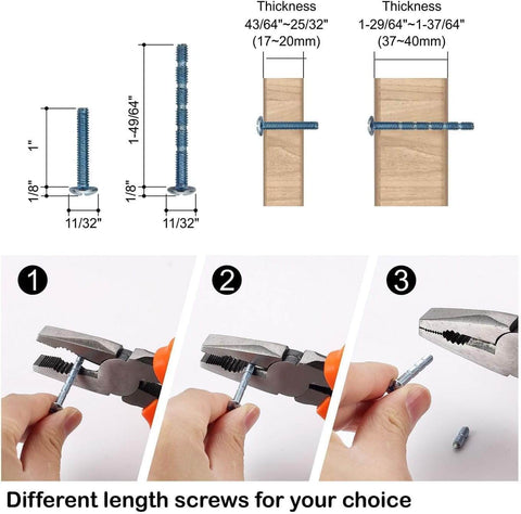 Installation guide for Matte Black and Gold Cabinet Pulls for Kitchen and Bathroom, 5 Inch Center to Center 128mm