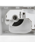 Removable Ice Bin Assembly For Whirlpool Maytag KitchenAid Ice Makers Replacement W10347093 W10347100 Fits WRF736SDAM14 WRF736SDAM13 white plastic