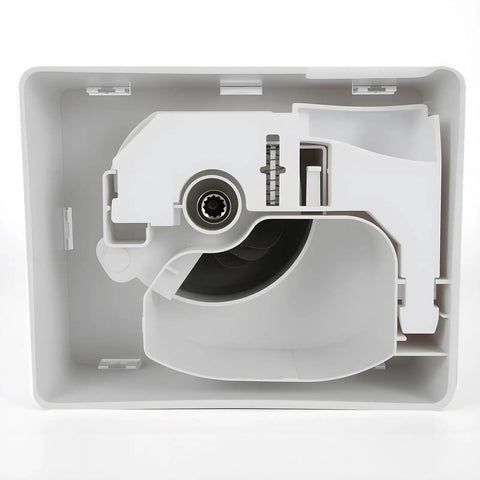 Removable Ice Bin Assembly For Whirlpool Maytag KitchenAid Ice Makers Replacement W10347093 W10347100 Fits WRF736SDAM14 WRF736SDAM13 white plastic