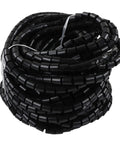 Heavy Duty Wire Protector Sleeves To Crush Fraying And Tangles Black Braided Cable Management Tube Badass Rugged Mesh Cover For Power And Pc Rigs 32Mm 30Meters rolled up cable management sleeve