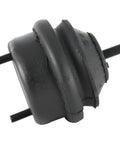 Dead On Front Right Hydraulic Engine Mount For 1987-1991 Buick Chevy Olds Pontiac Beretta Grand Am Skylark Cutlass 2.3L Four Cylinder Passenger Side side view of black motor mount with threads.